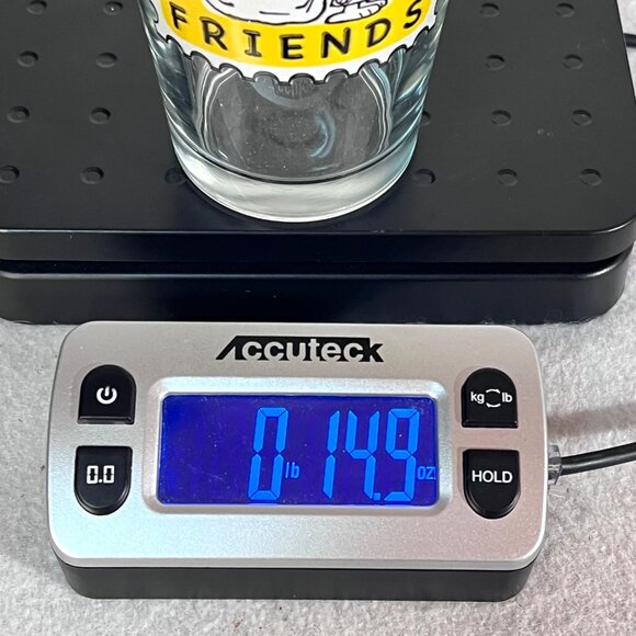 Peanuts Snoopy Woodstock Friends Christmas Pint Glass 2012 Collectible USA Made - Picture 7 of 11